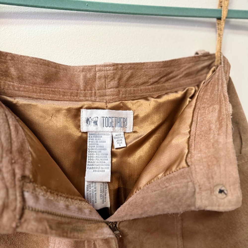 Vintage Together! Tan Suede Pants
